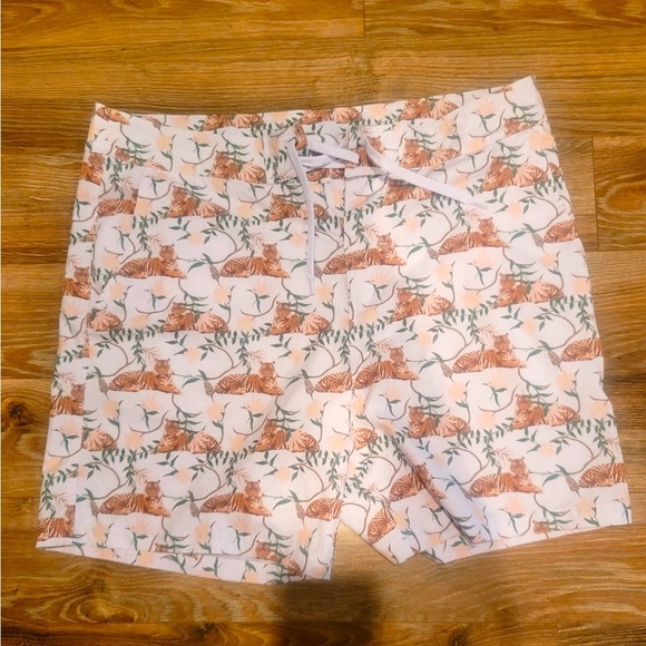 Kortni Jeane Men’s Swim Trunks/Shorts/Swimwear/Bottoms/Tigers Size 36 - Picture 1 of 4